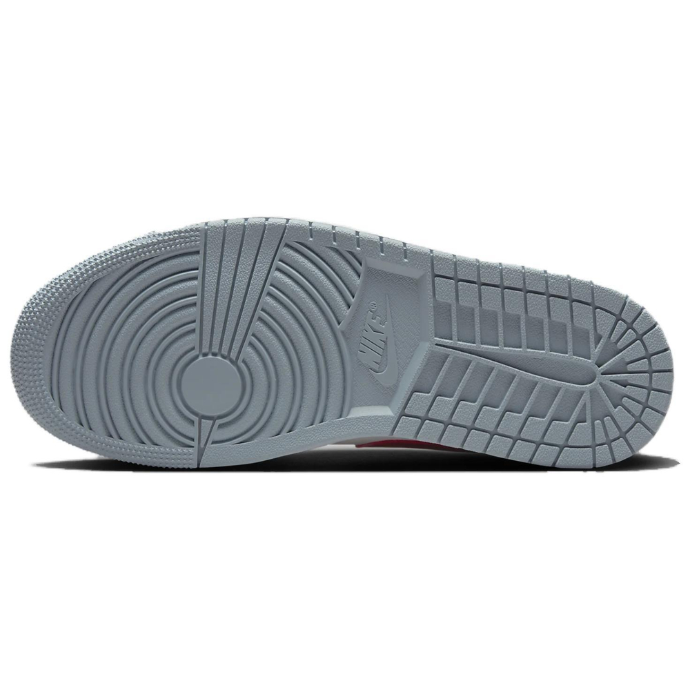 Кроссовки Jordan Air Jordan 1 Low Blue Grey Dune Red (Женская размерная сетка)