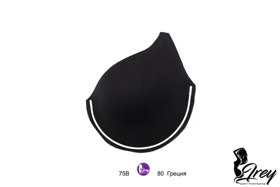 Чашки спейсер АМ-01, 75В-80А-70С-65D, черный 170