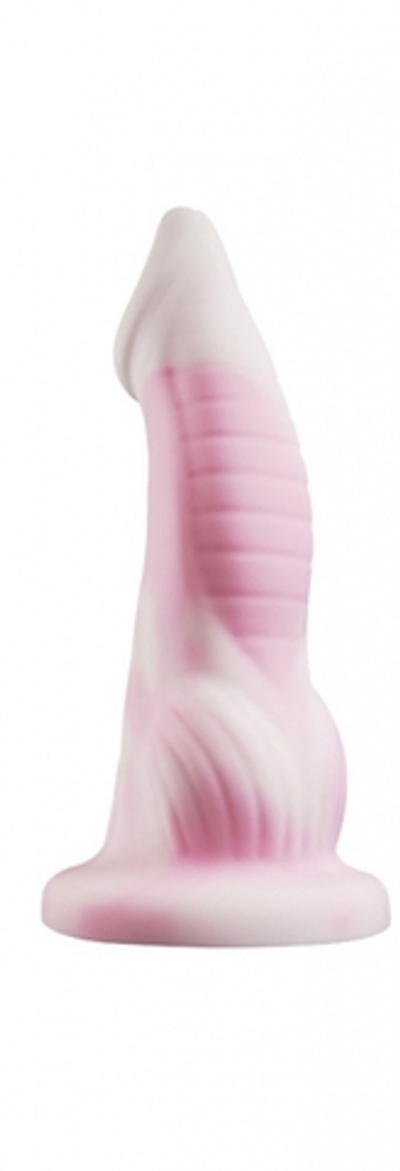 Мифический фаллоимитатор Penguin Arctic Animal розовый ROSYLAND ( 22 см ) (Цвет: белый с розовым)