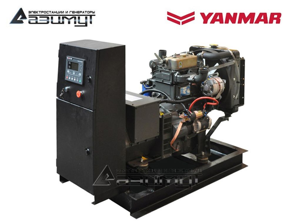 Дизельный генератор Азимут АДА-12-230-РЯ Yanmar однофазный