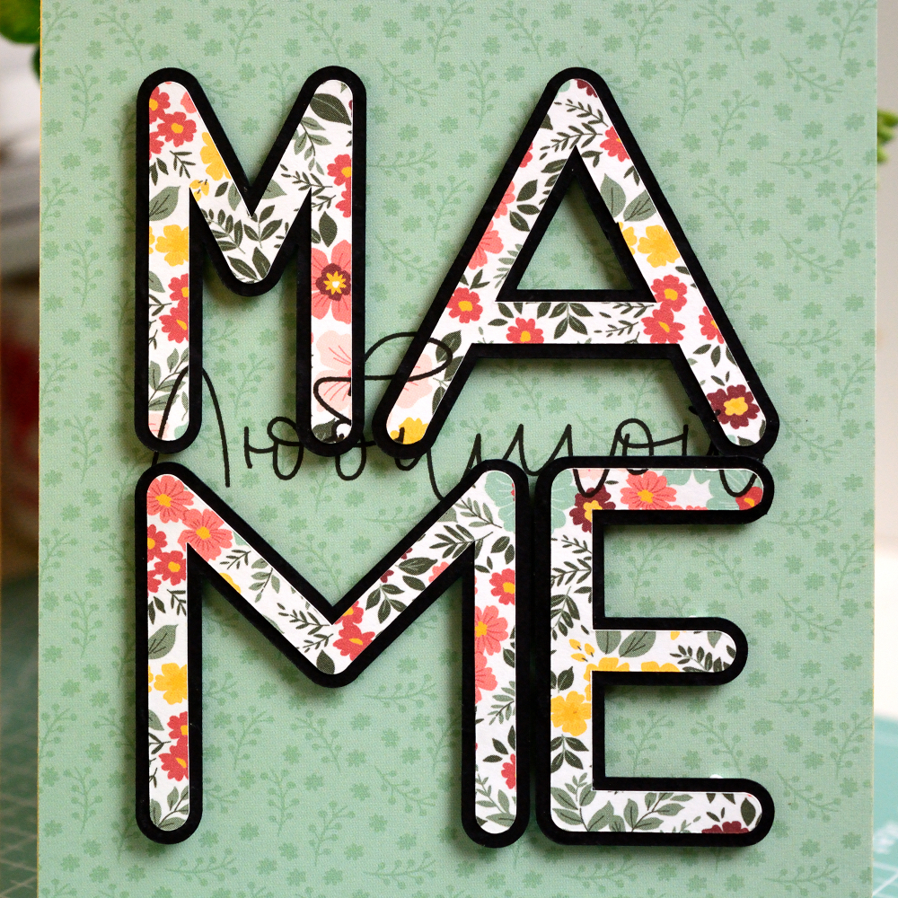 Любимой маме. Изображение для рисования и резки плоттером / Скрапбукинг