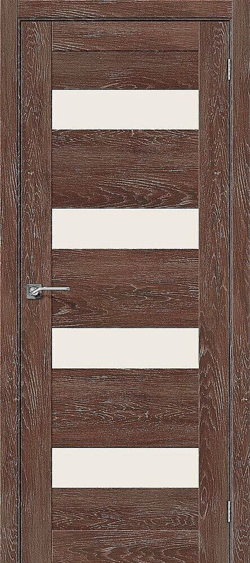 Дверь Легно-23 / Цвет Chalet Grande / Стекло Magic Fog / Двери Браво
