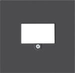 Накладка стандарта TAE для розеток USB, HDMI, аудио, черный, серия R98