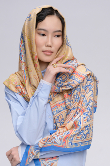 Палантин «Мозаика Херсонеса» 100% вискоза