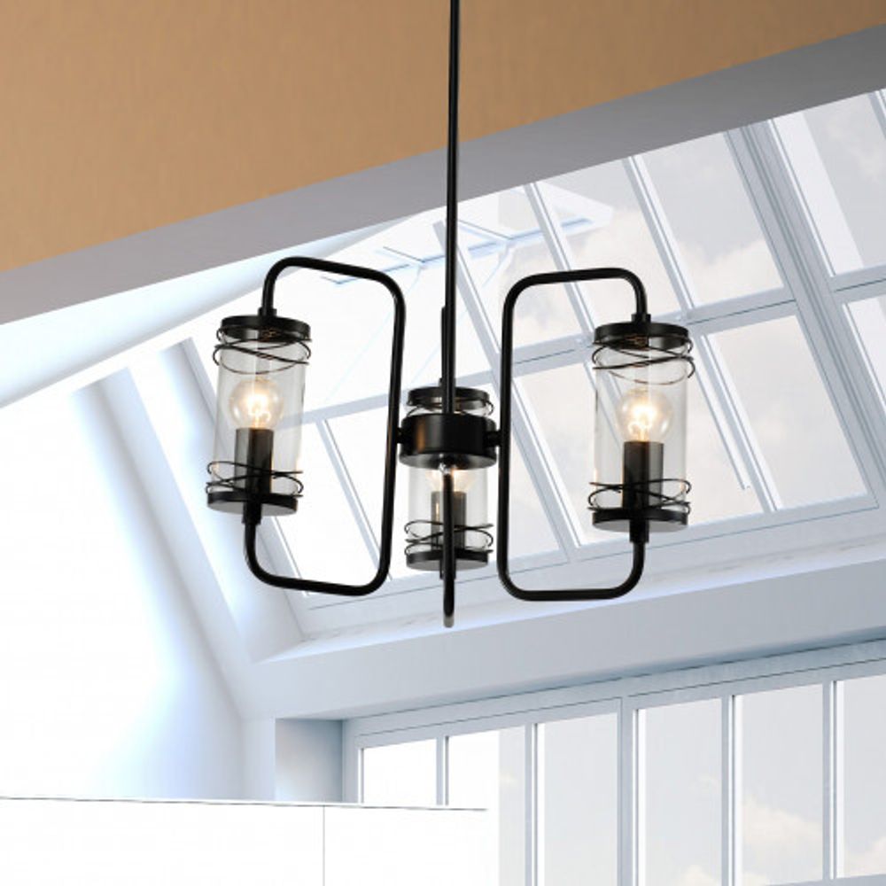 Люстра Rivoli Akanta 5061-303 3 х E14 40 Вт лофт - кантри | Rivoli