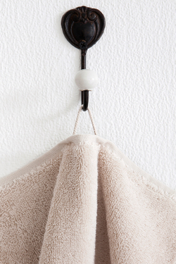 Полотенце 30х50 Luxberry Teddy жемчужное