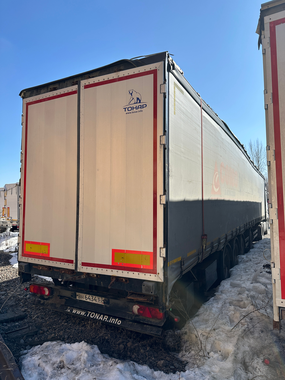 Тонар 97882 Полуприцеп шторный 97882