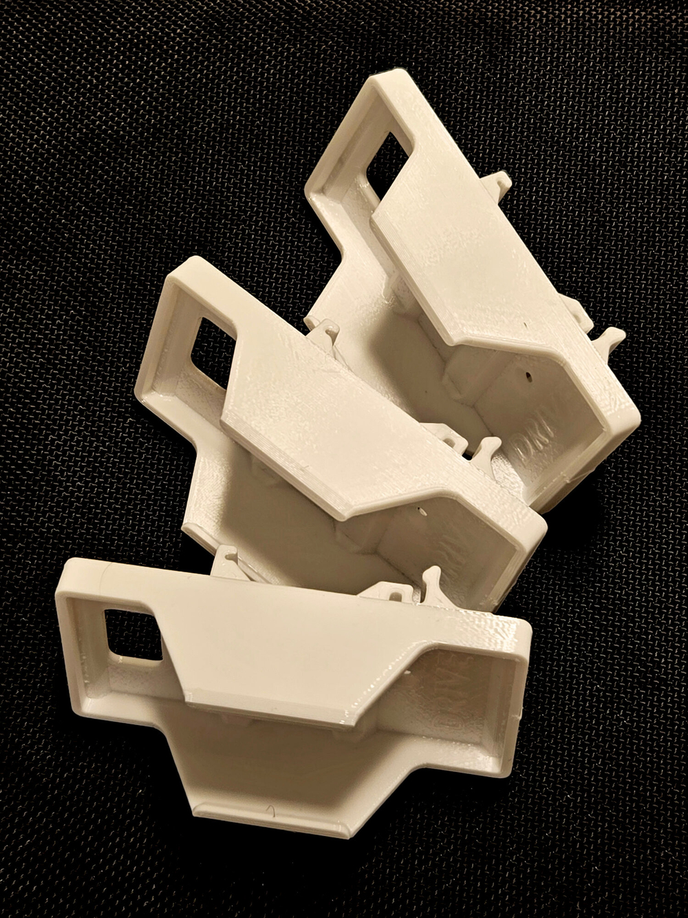 Набор 3 шт., Крепление-держатель для Aqara LED strip driver, 3D печать, белый