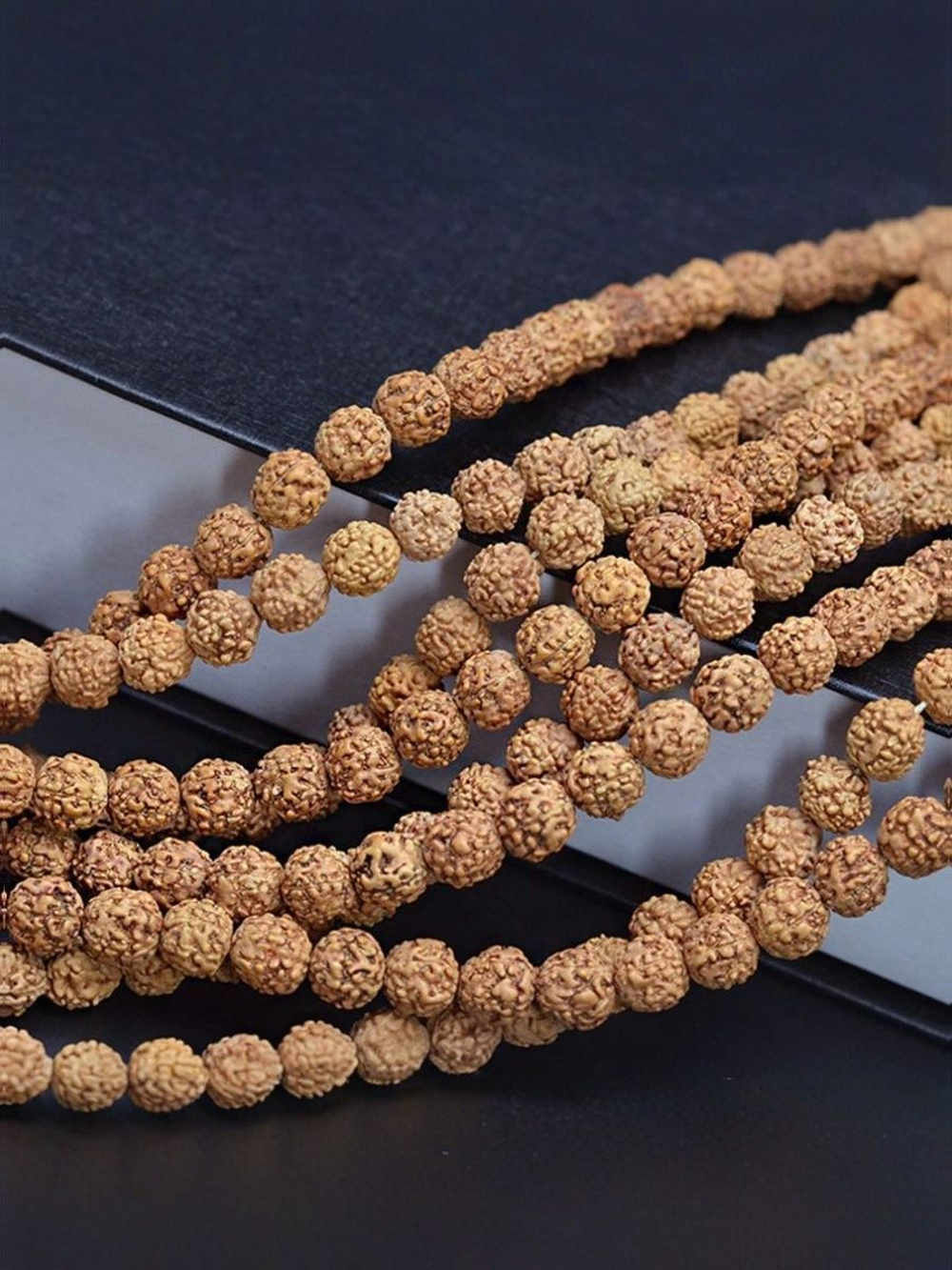 Плоды Рудракши (Натуральные сушеные плоды), форма бусин - шар 7мм