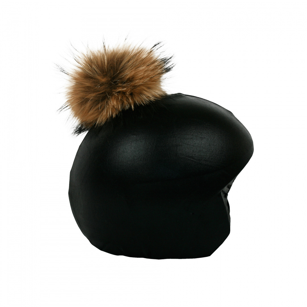Нашлемник Black Brown ponpon, one size