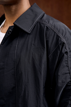 Куртка Nothomme Blue Monte Bent Knife Sleeve Workwear Turn-down Collar Jacket "Black Moonlit Night"