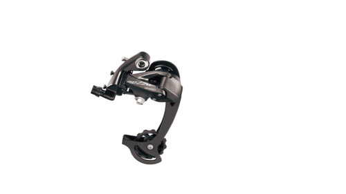 Переключатель задний MicroShift RD-M36S, GS, 1/2x8/9 скоростей, крепление на болт, черный