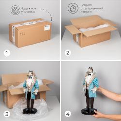 Кукла интерьерная коллекционная Конь Маверик