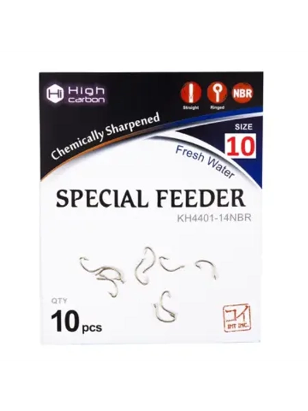 Крючок KOI "SPECIAL FEEDER", размер 10 (INT), цвет NBR