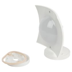 Садово-парковый светильник ЭРА «Дели 4» ДБУ 07-8-004 белый 4-гранный IP44 светодиодный 8Вт 3000K | Садово-парковые светильники