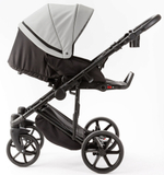 Детская коляска Adamex Locco Light Deluxe 3 в 1 LL-SA03 (СВ.СЕРАЯ КОЖА)