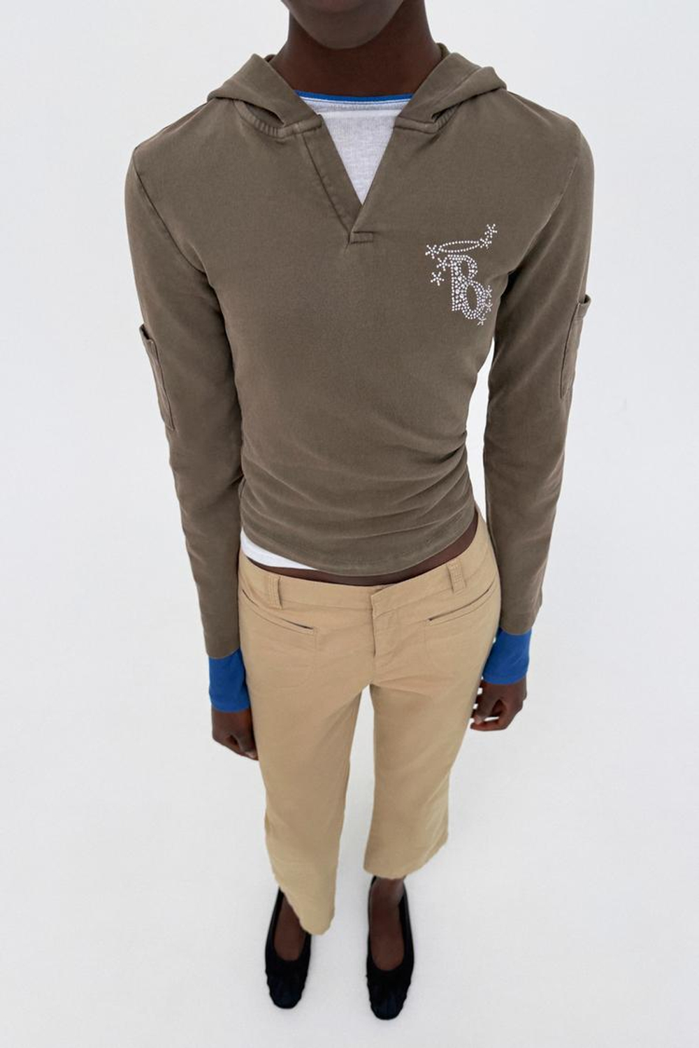 ZARA ХУДИ BRATZ®, ТЕМНО-КОРИЧНЕВЫЙ