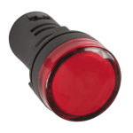 Лампа ИЭК AD22DS(LED)матрица d22мм красный 24В AC/DC BLS10-ADDS-024-K04