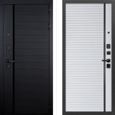 Входная дверь в квартиру "Чёрная Платина" - 1057