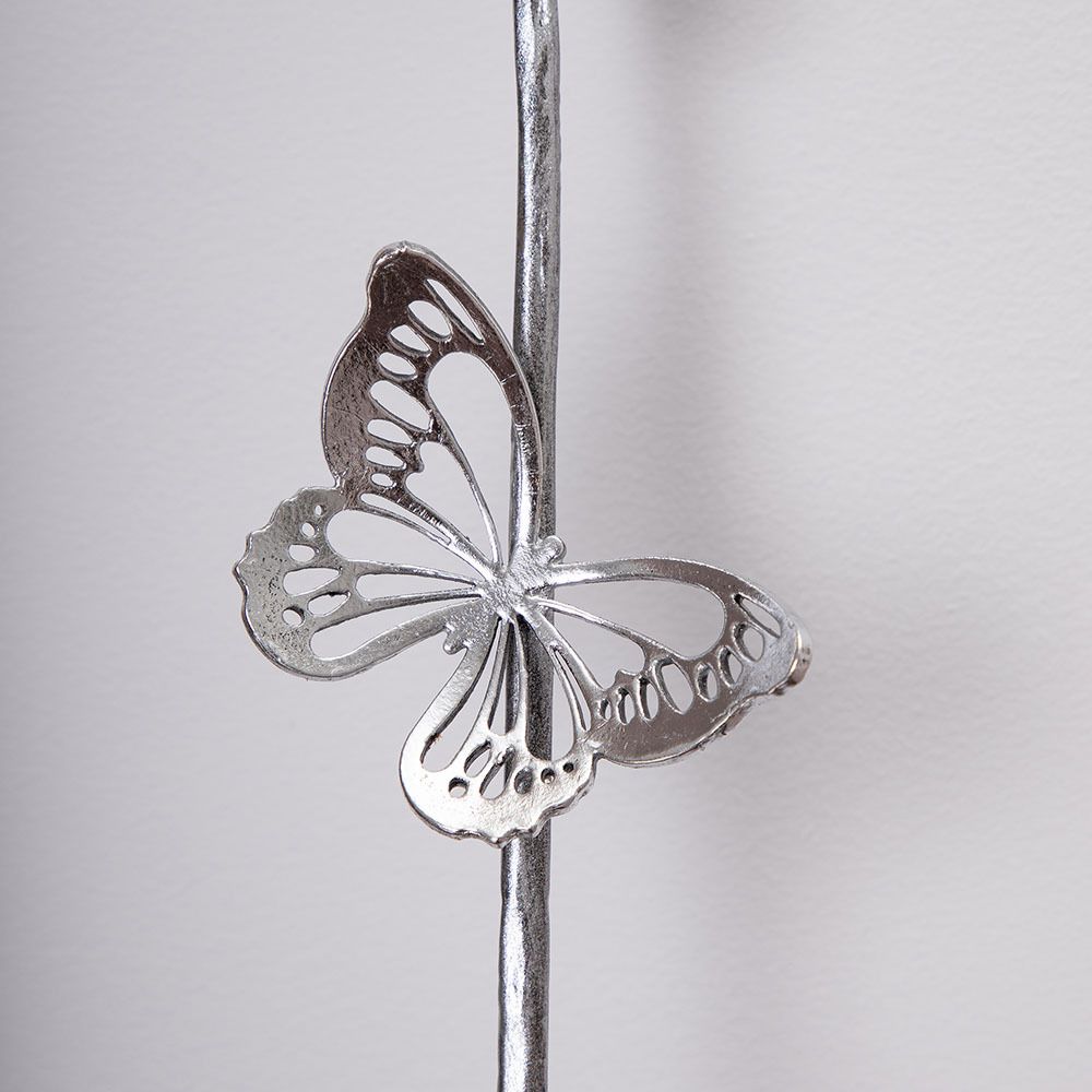Рожок для обуви Бабочка Эир Античное серебро