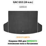 Коврики ЭВА для верхнего положения пола в багажник авто для GAC GS3 (24-н.в.)
