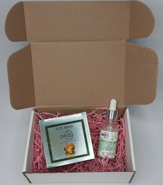 Подарочный набор для лица Smart Молекулярная увлажняющая для жирной и нормальной кожи и Умные патчи для глаз