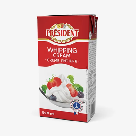 Сливочный продукт President 35.1% 500 мл