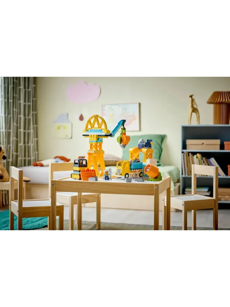 Конструктор DUPLO 10476 Строительная площадка и техника 3в1