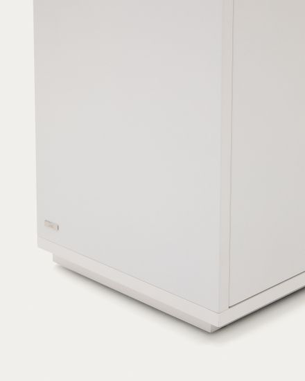 Сервант Abilen из шпона дуба и белый лак  180 x 75 cm