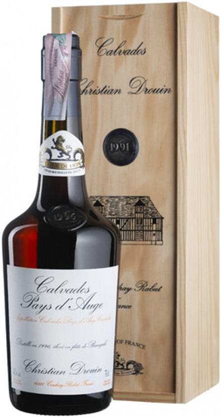 Кальвадос Coeur de Lion Calvados Pays d'Auge 1991 wooden box, 0.7 л