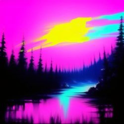 Краска AcidColors FLUORESCENT NEON акриловая Флуоресцентная художественная, розовая