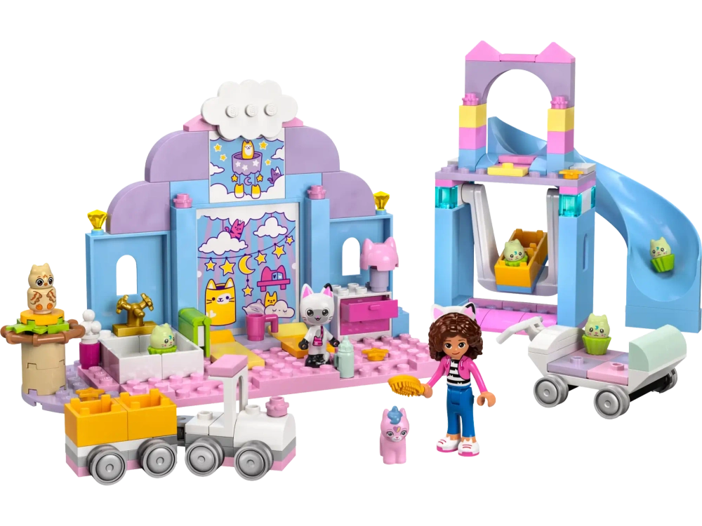 Конструктор LEGO Gabby's Dollhouse 10796 Площадка для ухода за котенком Габби