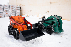 Щетка дорожная на колесном ходу