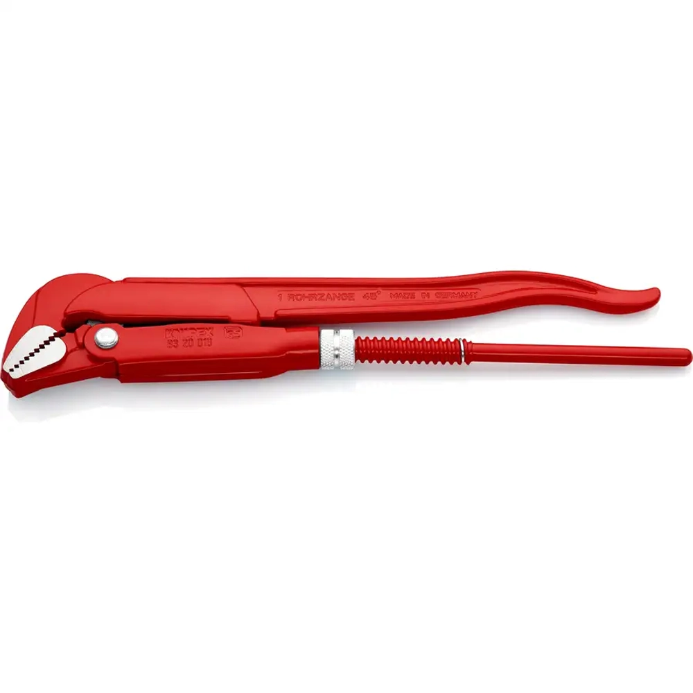 Клещи трубные угловые 45° с красным порошковым покрытием 320 мм Knipex 83 20 010