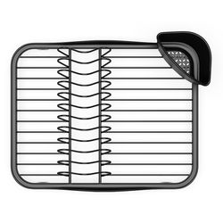 Сушилка для посуды Sinkin, 28х14х35,5 см, черная