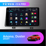 Teyes CC4 Pro 10,2" для Renault Arkana, Duster 2019+