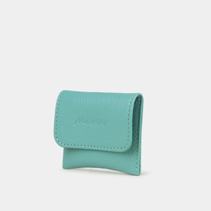 Кофр для украшений Small из кожи теленка, цвета тиффани