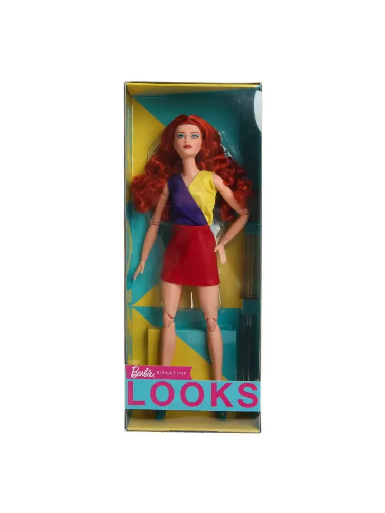 Кукла Looks с кудрявыми рыжими волосами HJW80