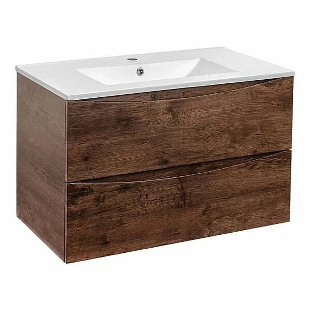 Тумба с раковиной Vincea Mia VMC-2MC800RW + VBS-13980 800 R.Wood