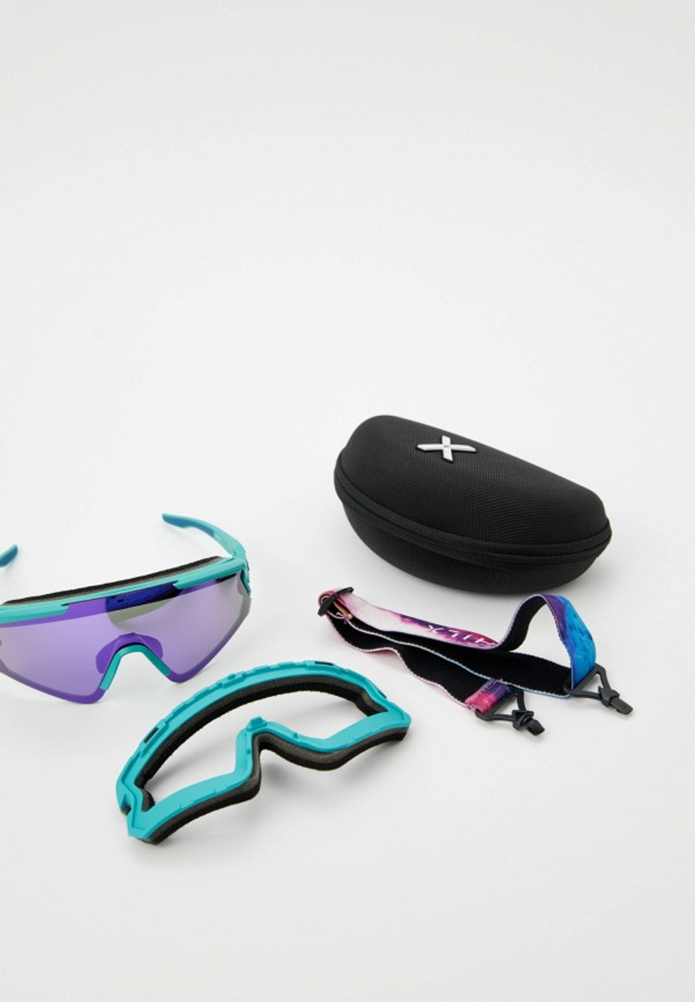 Спортивные очки HILX Ronin Matt Aqua Green / Purple Polarized Lens