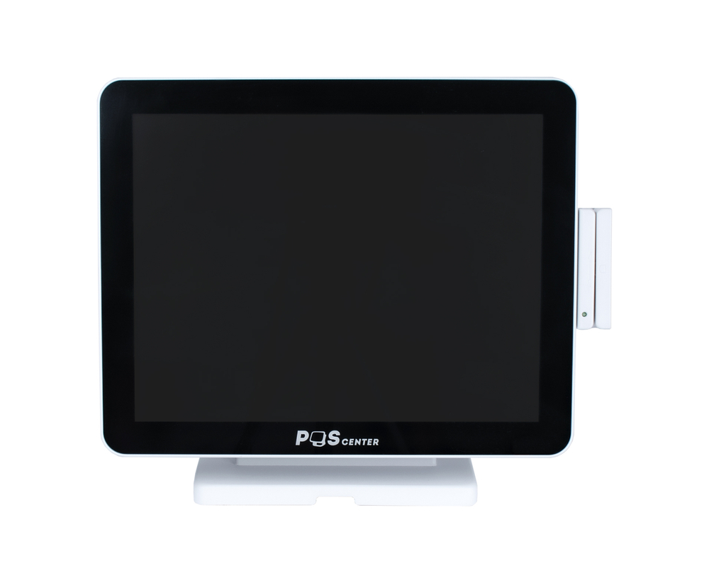 Сенсорный моноблок POSCenter Atlas (15", PCAP, J4125, RAM 4Gb, SSDM2 128Gb, MSR) без ОС, БЕЛЫЙ