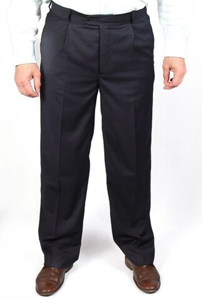 Брюки мужские классические зимние клетка серая 52