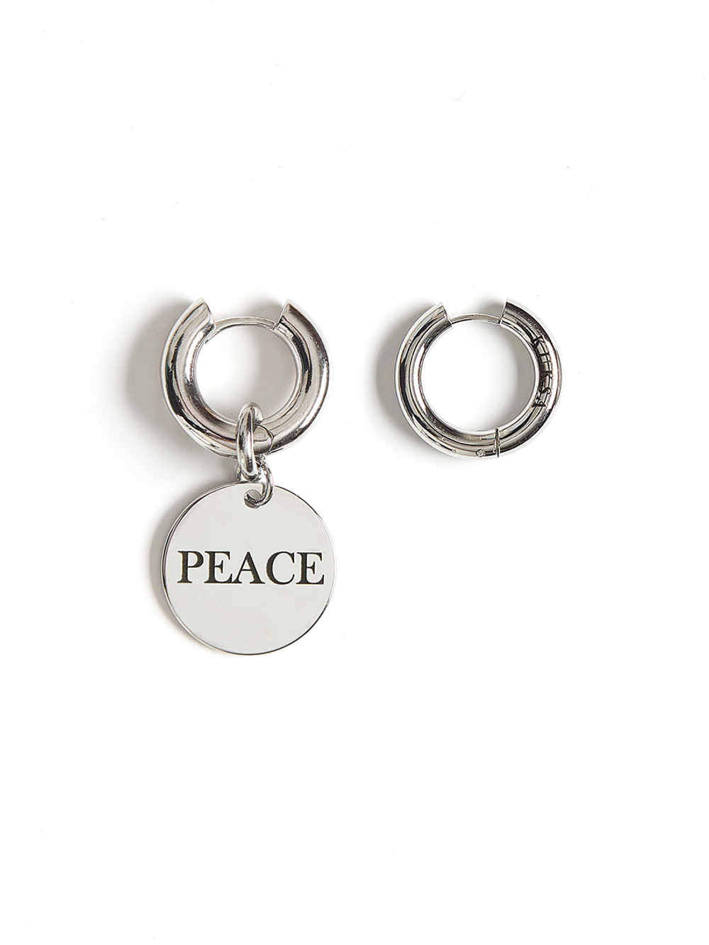 Серьги "Peace" Silver