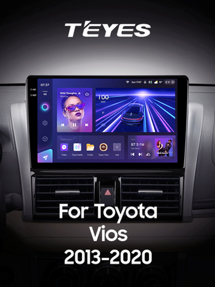 Teyes CC3 2K 9"для Toyota Vios 2013-2020