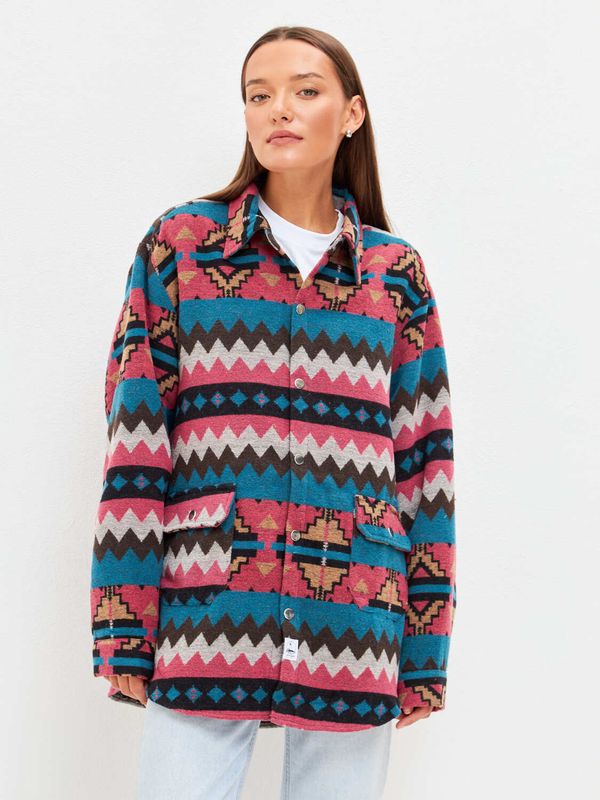 Рубашка Этно розовая - фото 5