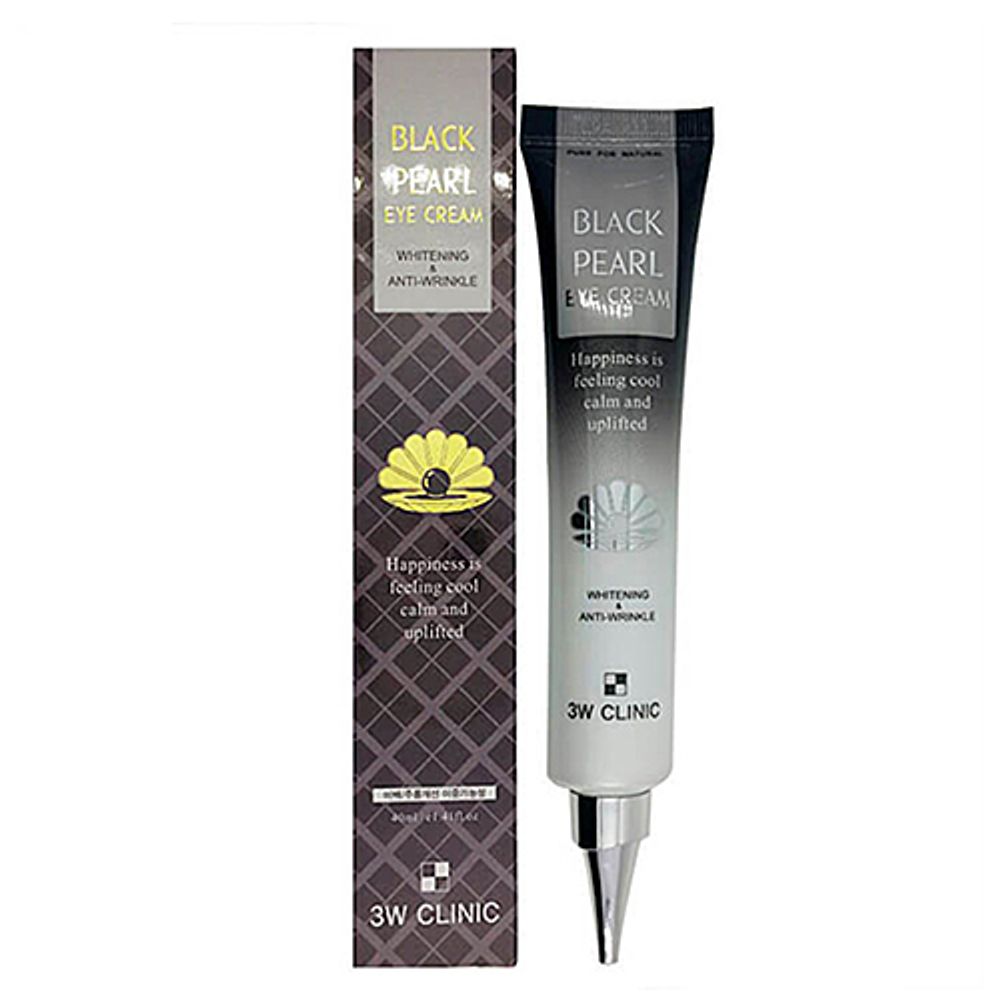 3W Clinic Black pearl eye cream whitening