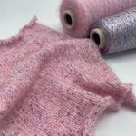 Набор № 79 Вспушеный меринос + Пайетки