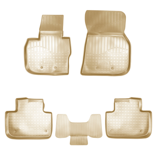 Ковры в салон Norplast/Unidec для BMW X3 III в кузове G01 (2017-), Бежевый, арт.NPA01-C07-550-B