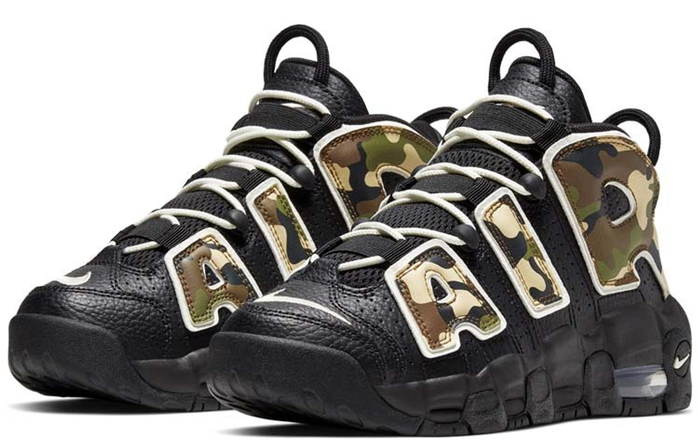 Кроссовки Nike Air More Uptempo GS (Подростковая размерная сетка)