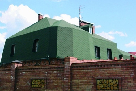 Гибкая черепица ТехноНиколь SHINGLAS Соната зеленый 3м2 (Однослойная)